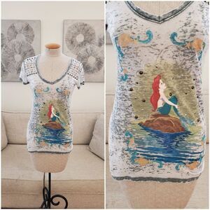 Disneyland Walt Disney Resort Ariel Tshirt sz Med